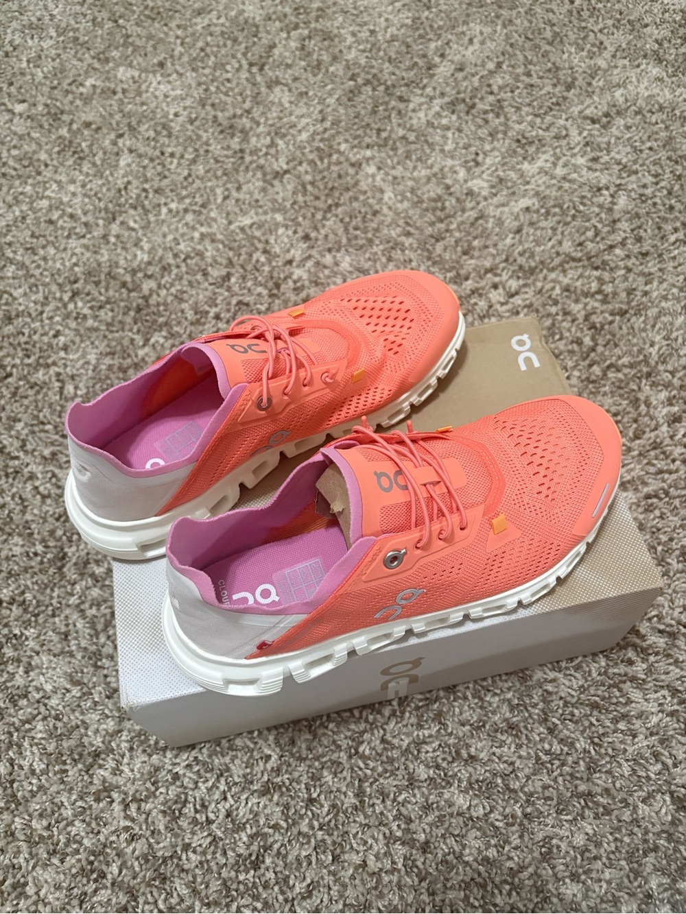 On Cloudswift Coral Pink Women's Athletic Sneakers